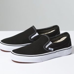 Vans Black Slip-Ons